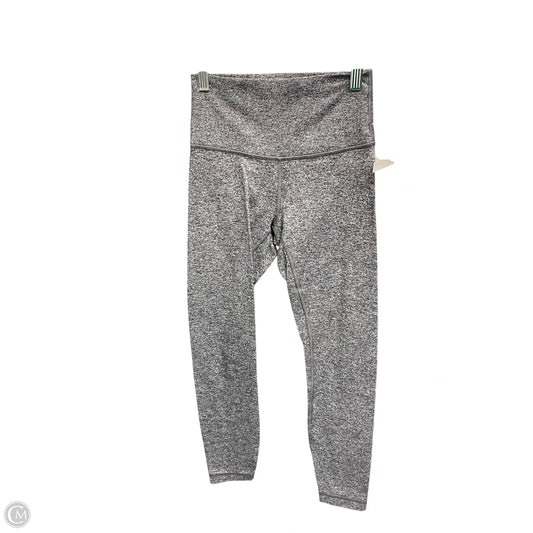 Athletic Leggings By Lululemon In Grey, Size: 4