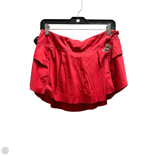 Athletic Skirt By Zyia In Red, Size: M