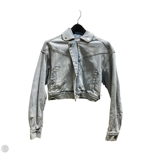 Jacket Denim By Abercrombie And Fitch In Blue Denim, Size: Xs