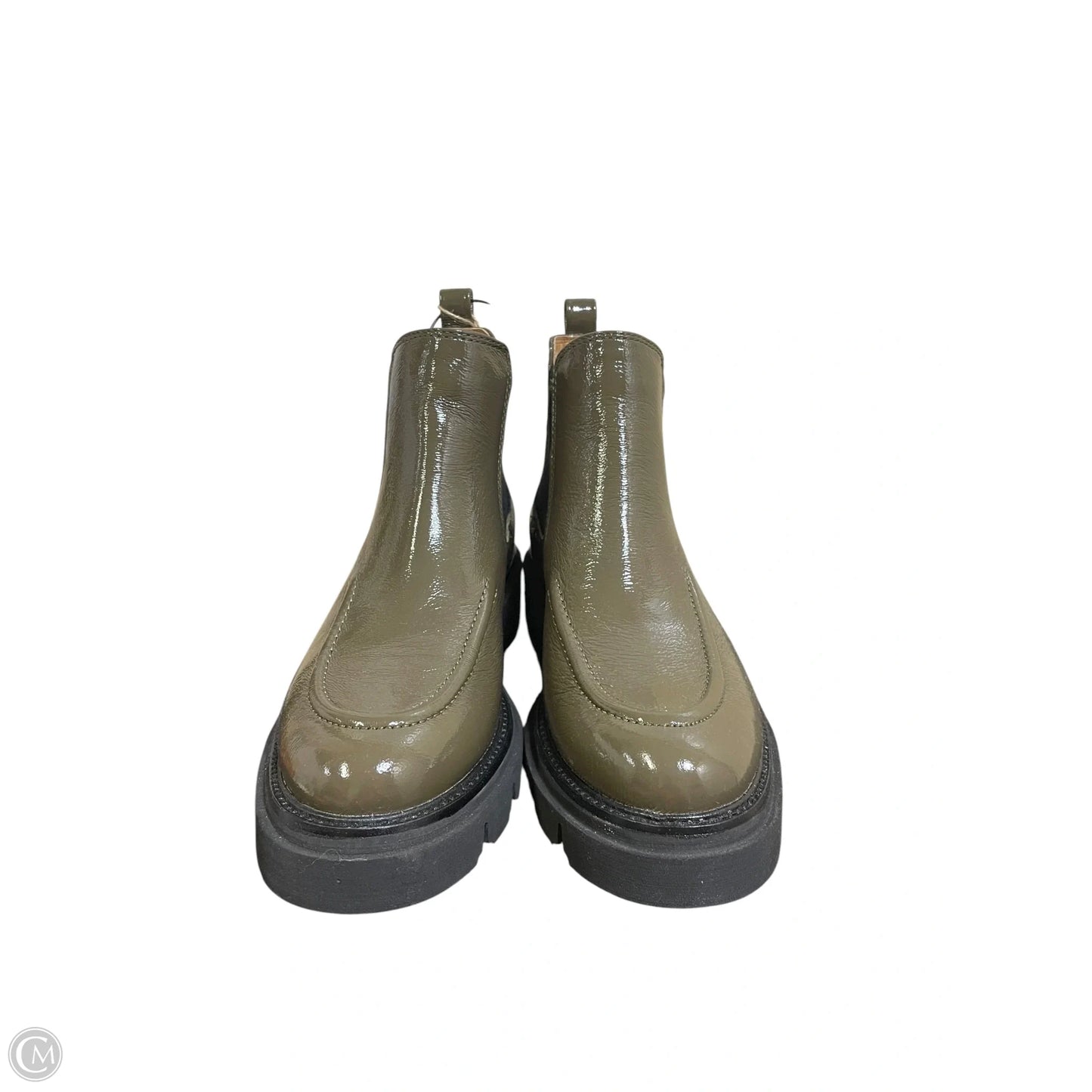 Boots Ankle Flats By Sofft In Green, Size: 8.5