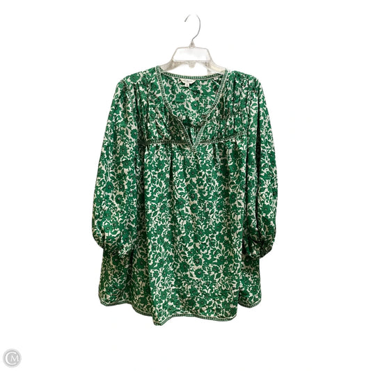 Top Short Sleeve By Max Studio In Green, Size: 3x