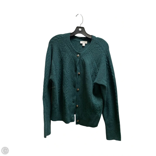 Cardigan By On 34th In Green, Size: L