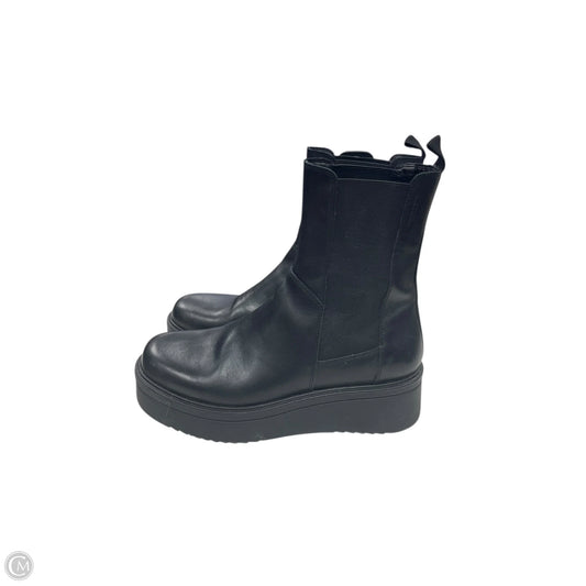 Boots Ankle Flats By Clothes Mentor In Black, Size: 11