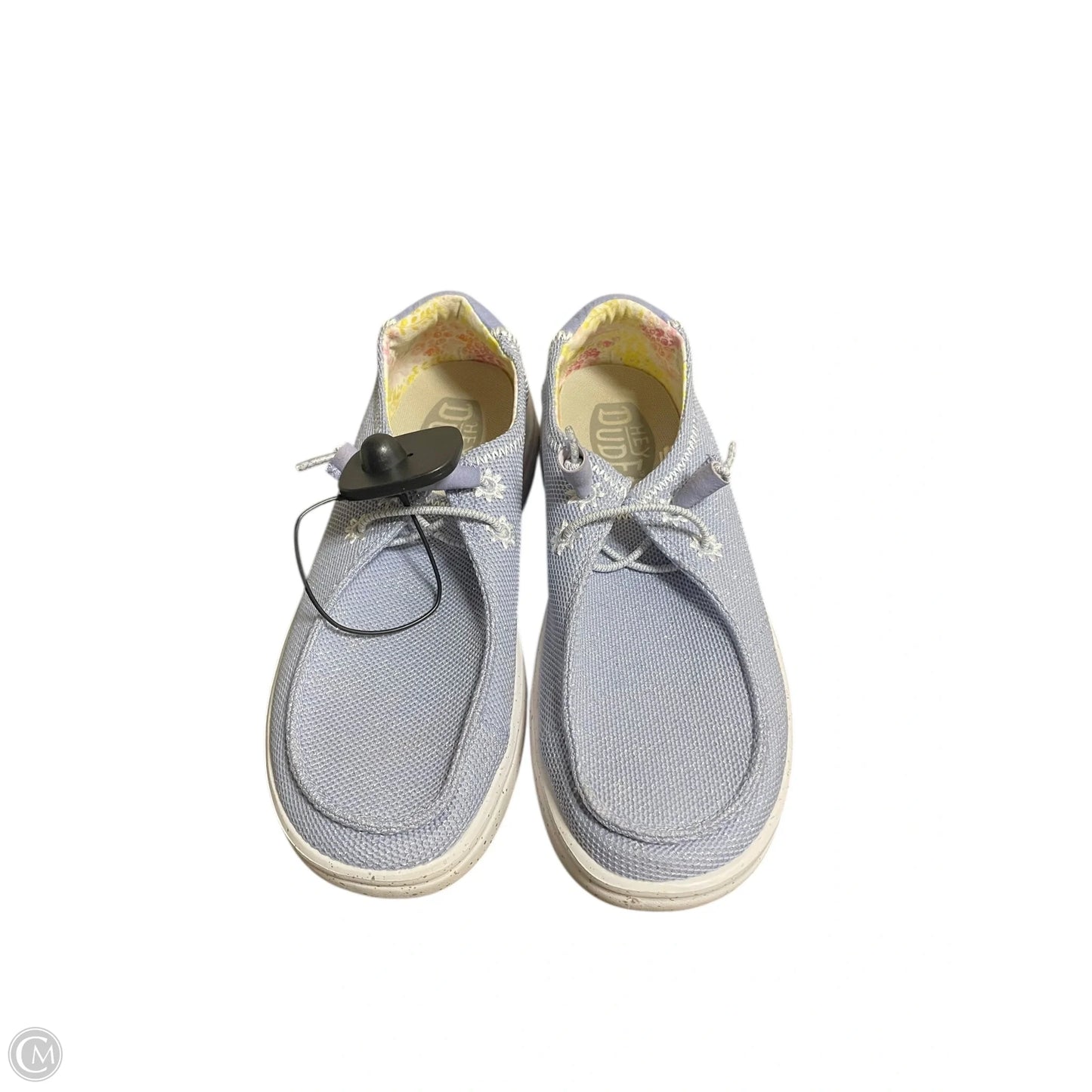 Shoes Flats By Hey Dude In Blue, Size: 8