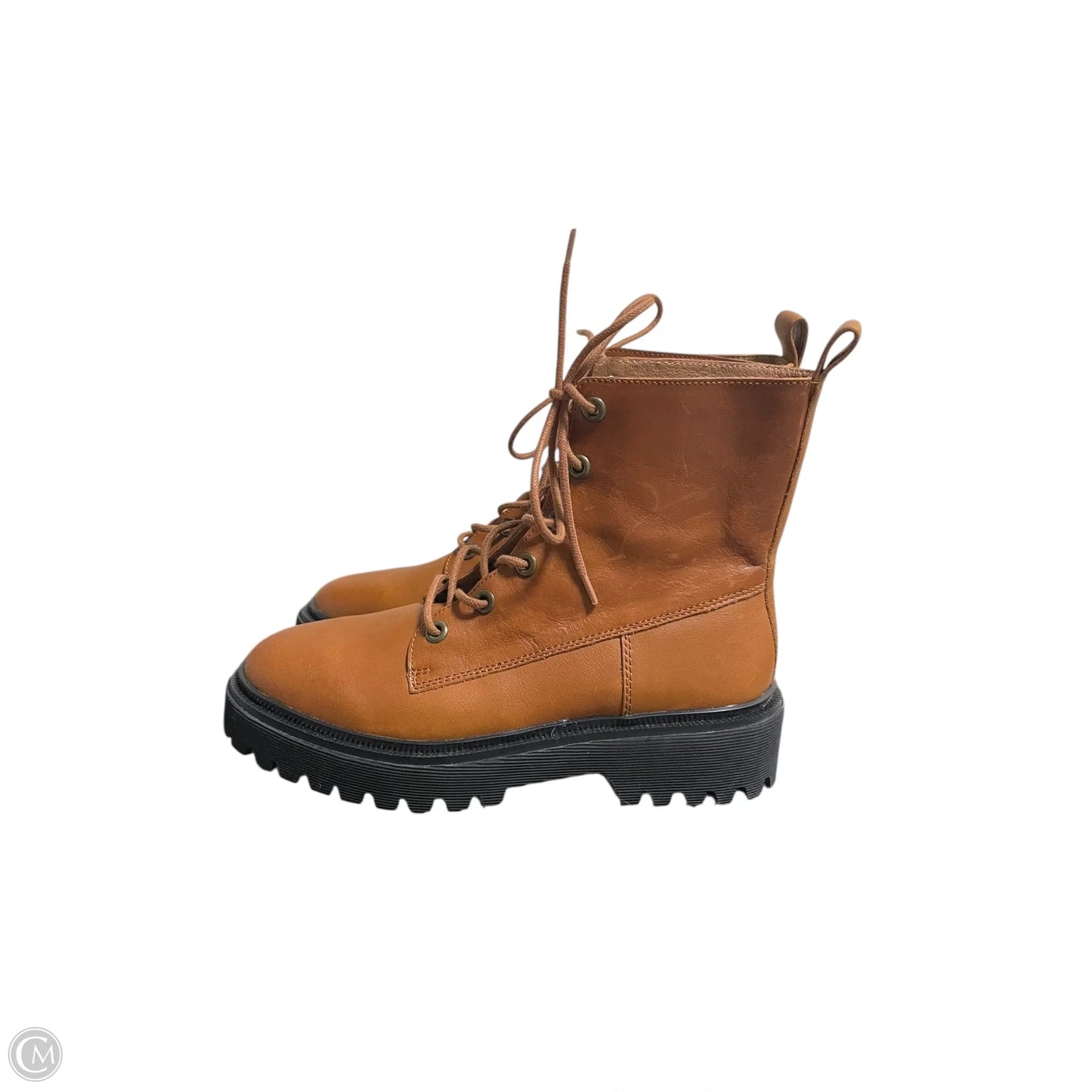 Boots Ankle Flats By Madewell In Tan, Size: 8.5