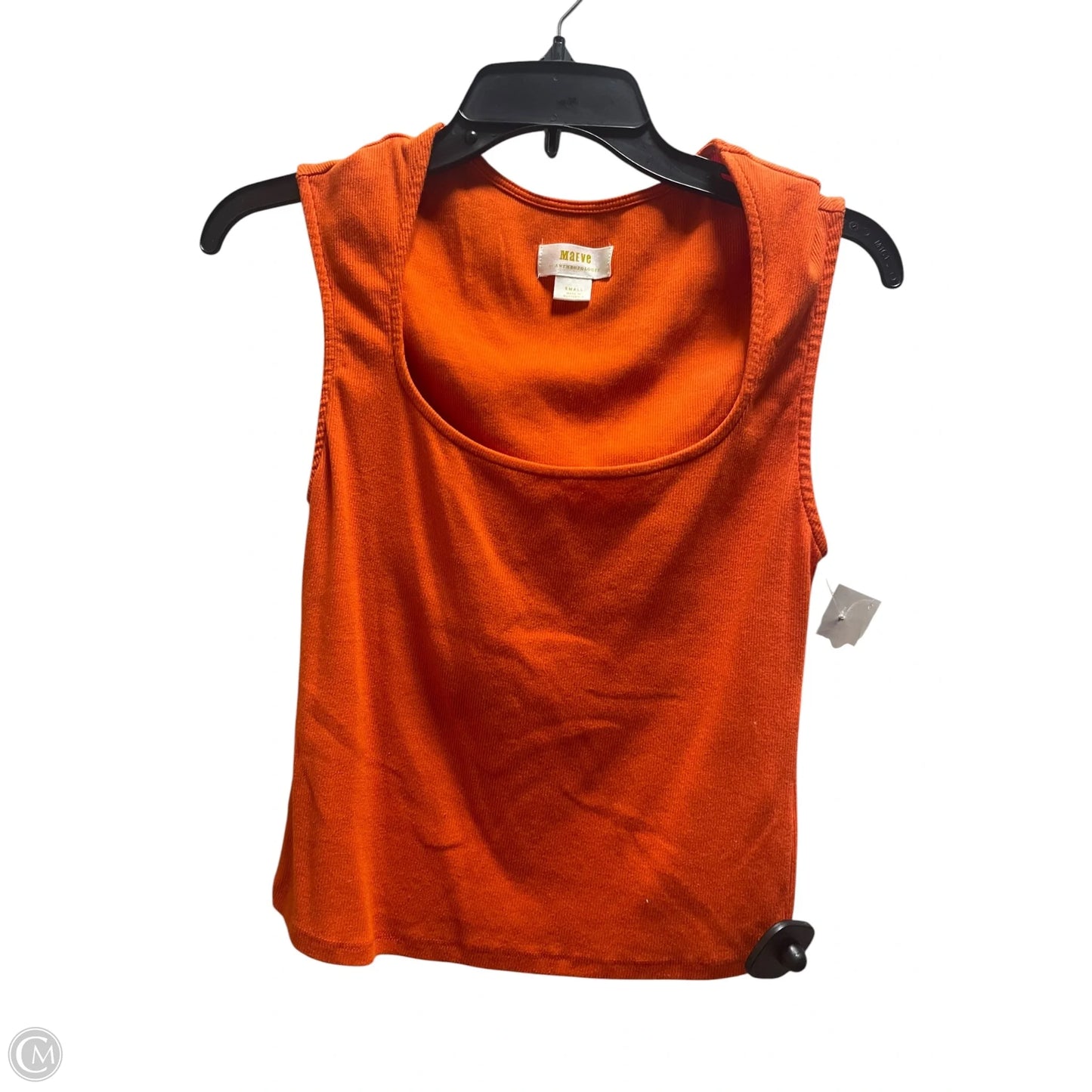 Top Sleeveless By Anthropologie In Orange, Size: S