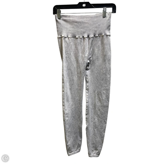 Athletic Leggings By Free People In Grey, Size: M