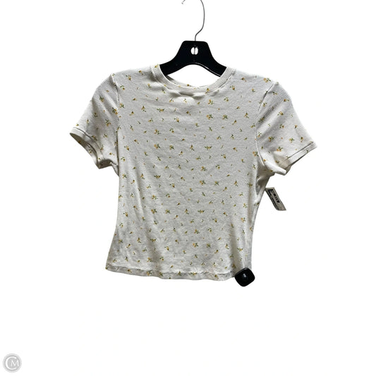 Top Short Sleeve By Skims In Floral Print, Size: L