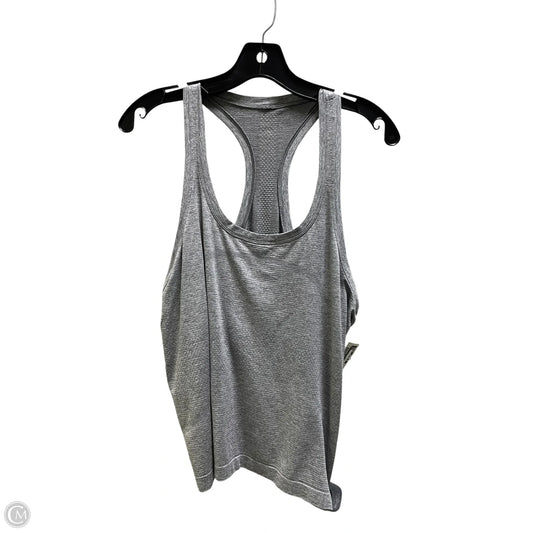 Athletic Tank Top By Lululemon In Grey, Size: M