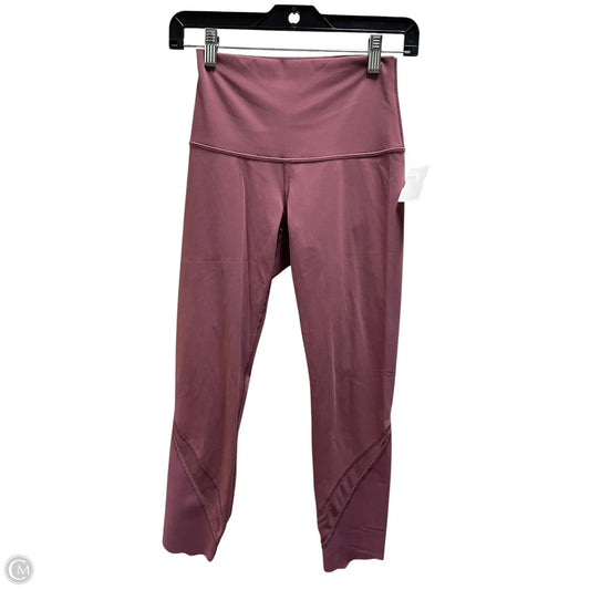 Athletic Leggings By Lululemon In Pink, Size: 6