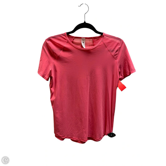 Athletic Tank Top By Lululemon In Pink, Size: 6