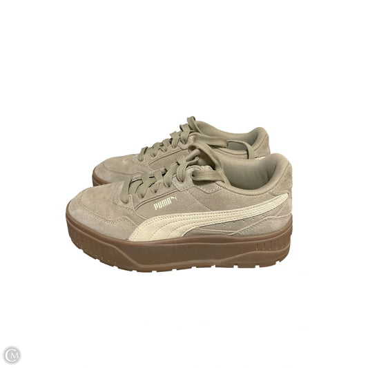 Shoes Sneakers By Puma In Brown, Size: 8