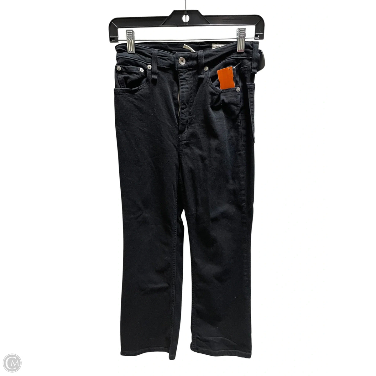 Jeans Straight By Rag & Bones Jeans In Blue Denim, Size: 2