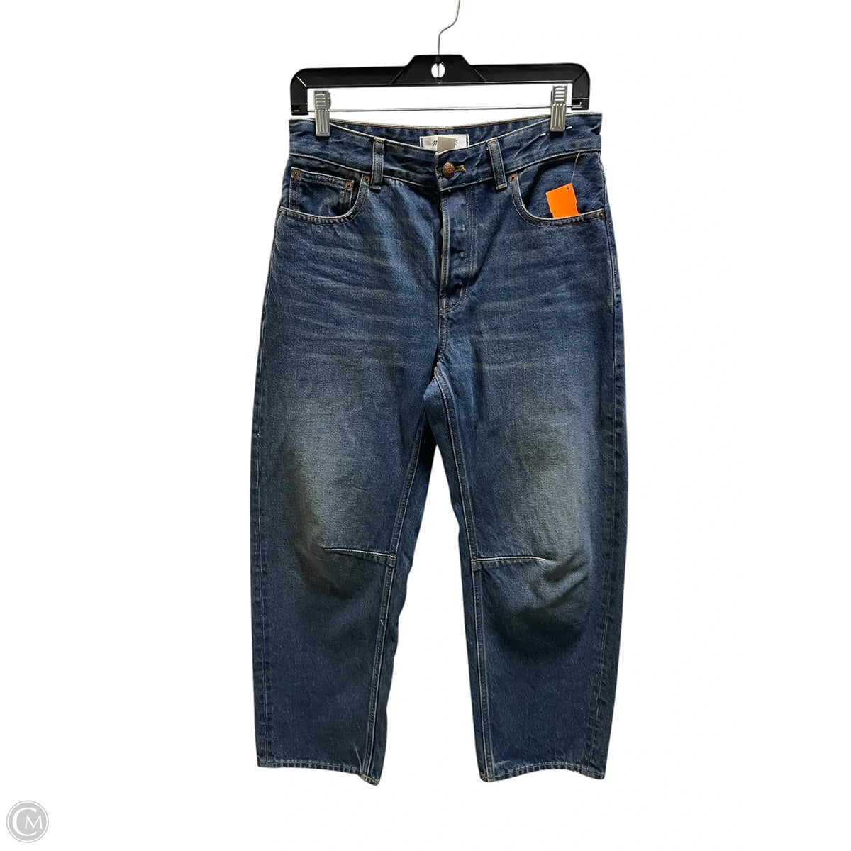 Jeans Straight By Madewell In Blue Denim, Size: 0