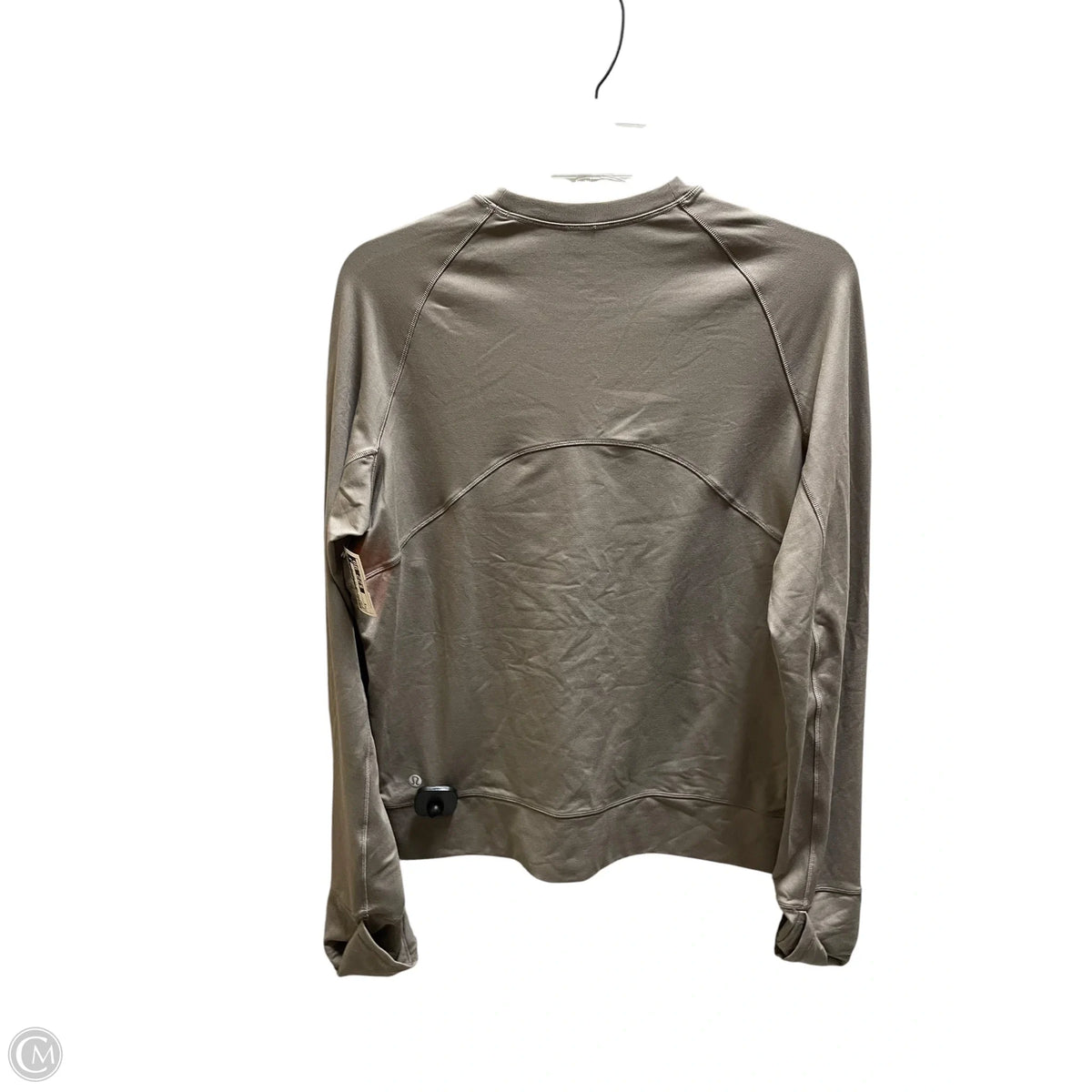 Athletic Top Long Sleeve Collar By Lululemon In Brown, Size: S