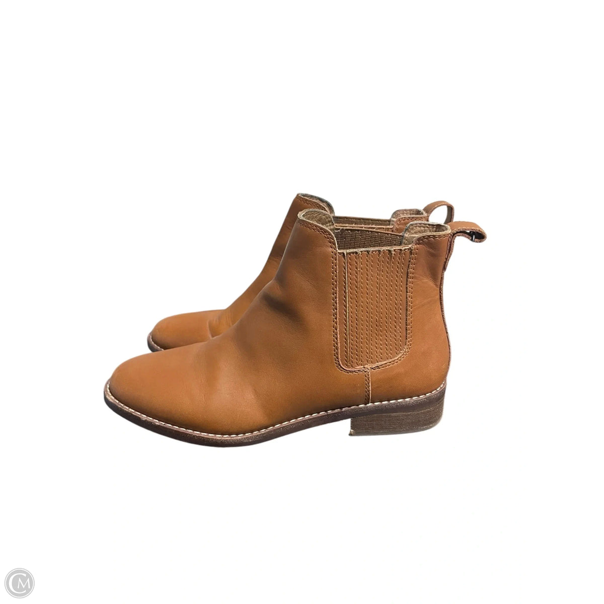 Boots Ankle Flats By Madewell In Brown, Size: 6.5