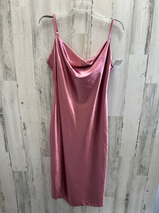 Pink Dress Casual Maxi Clothes Mentor, Size Xl