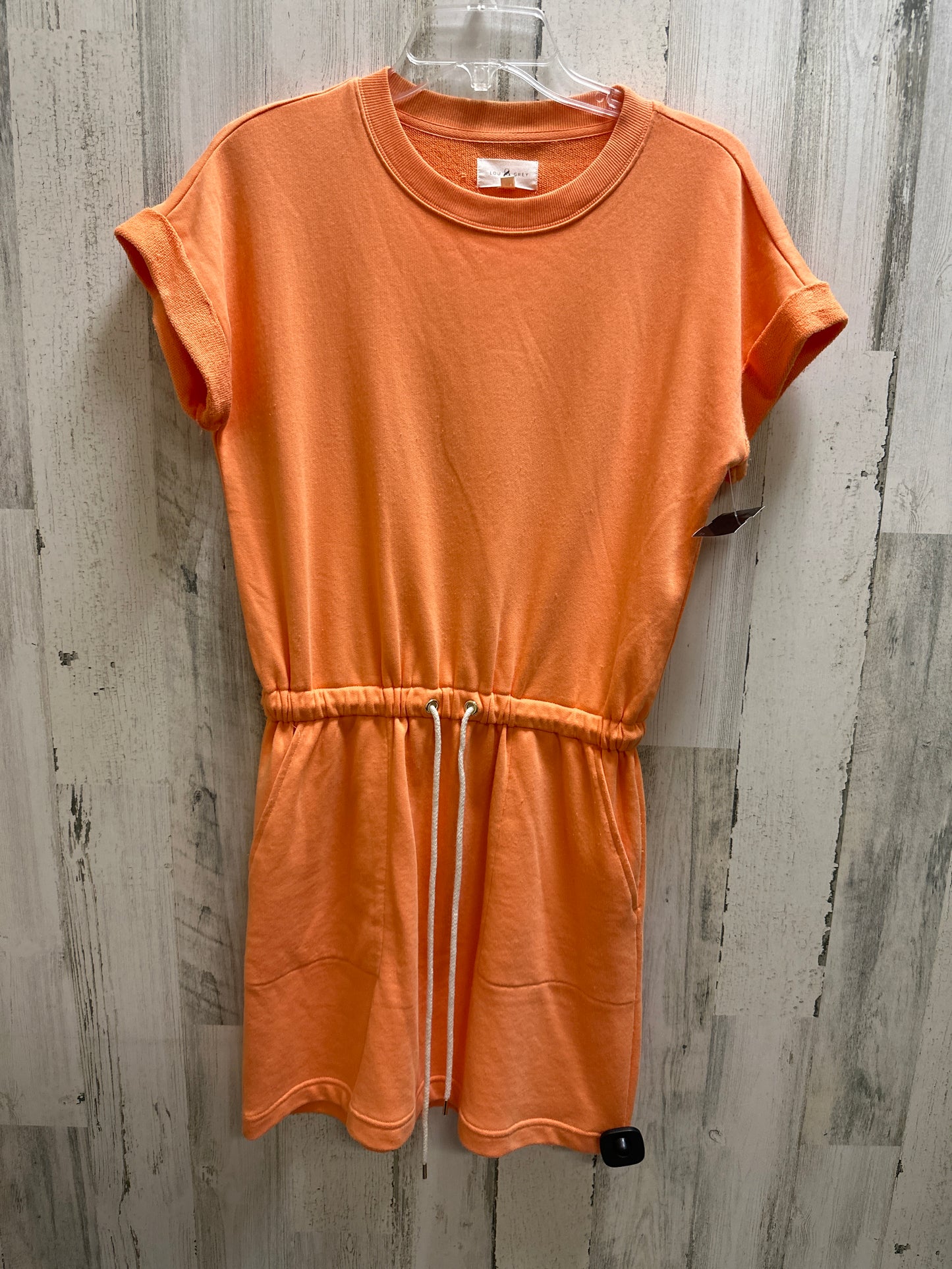 Orange Dress Casual Short Lou And Grey, Size Xs