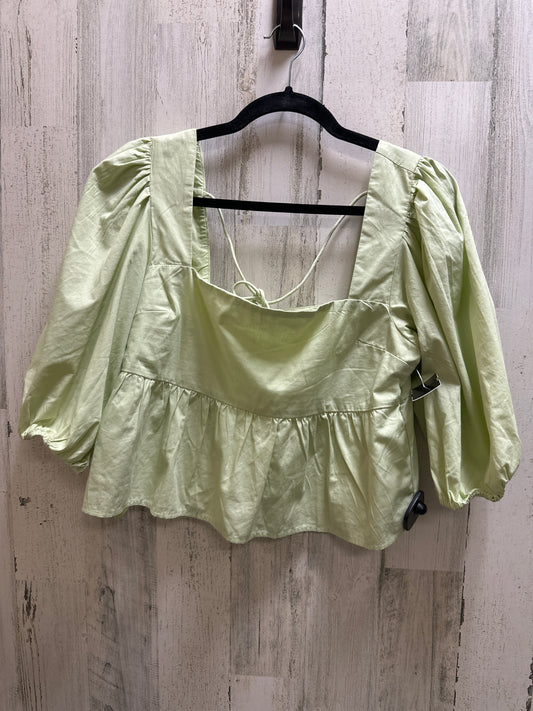 Green Top Short Sleeve Abercrombie And Fitch, Size S