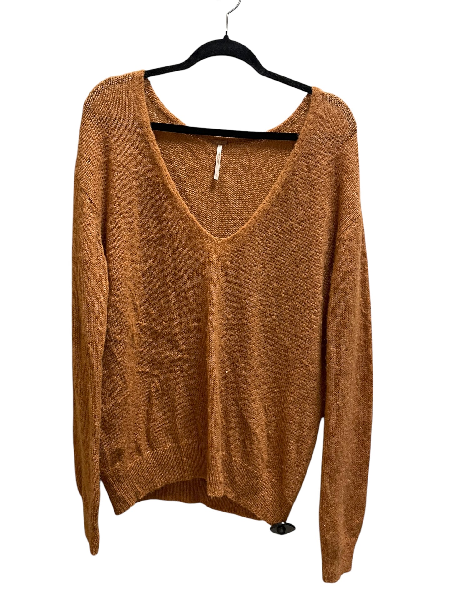 Sweater By Free People In Orange, Size: S