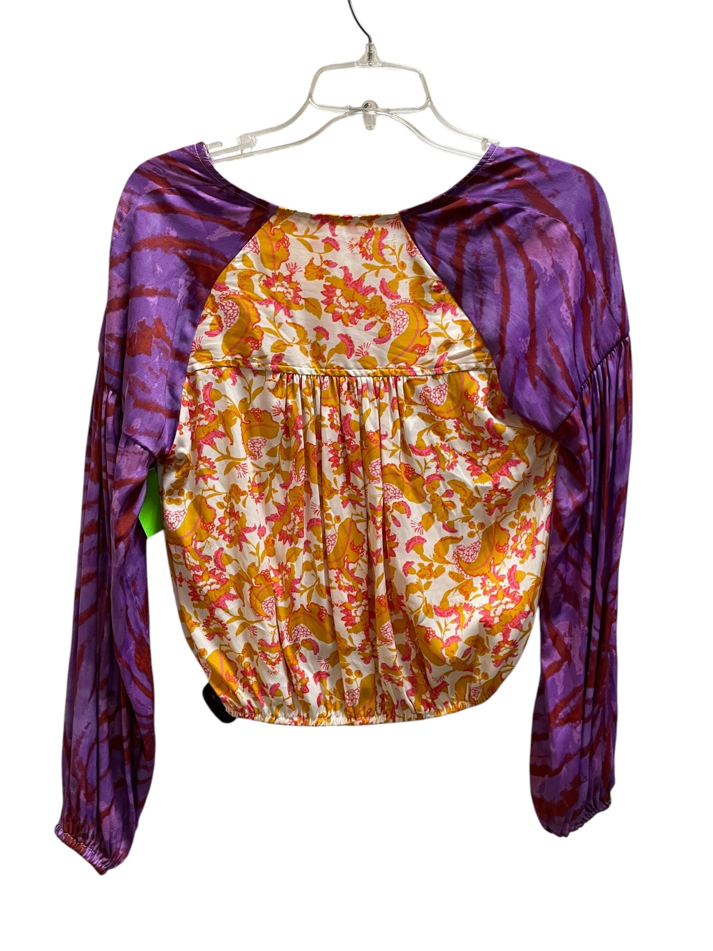 Top Long Sleeve By Free People In Purple, Size: Xs