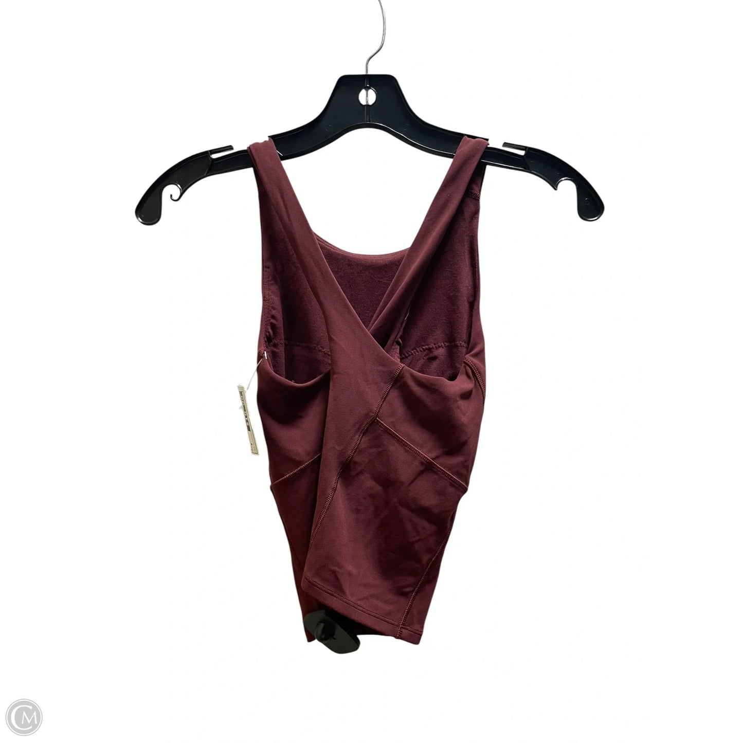 Athletic Tank Top By Lululemon In Maroon, Size: 6