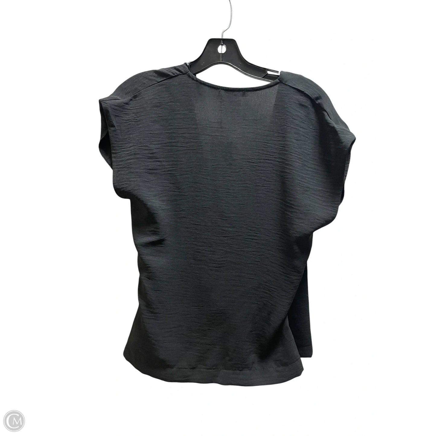 Top Short Sleeve By Zara In Black, Size: M