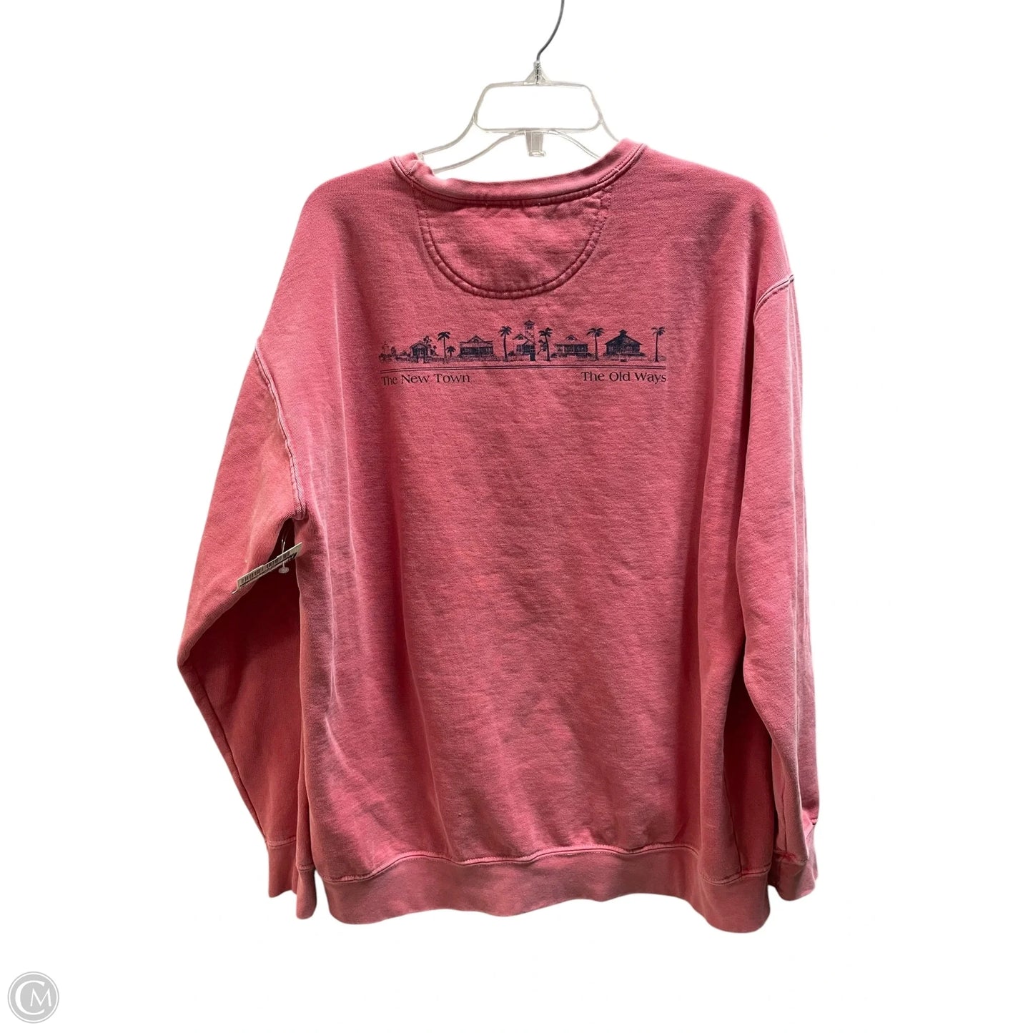 Sweatshirt Crewneck By Clothes Mentor In Red, Size: L