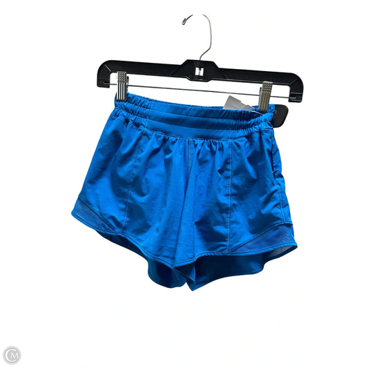 Athletic Shorts By Lululemon In Blue, Size: 2
