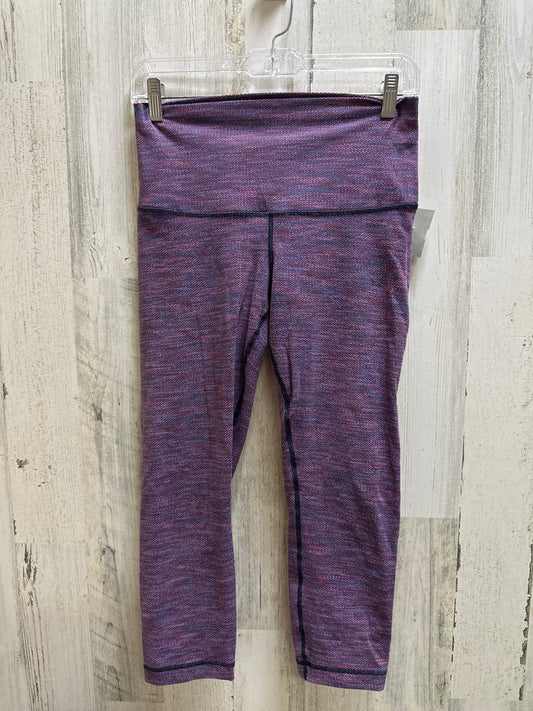 Purple Athletic Capris Lululemon , Size S