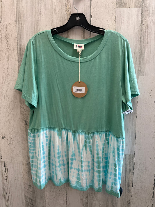 Green Top Short Sleeve Bibi, Size S