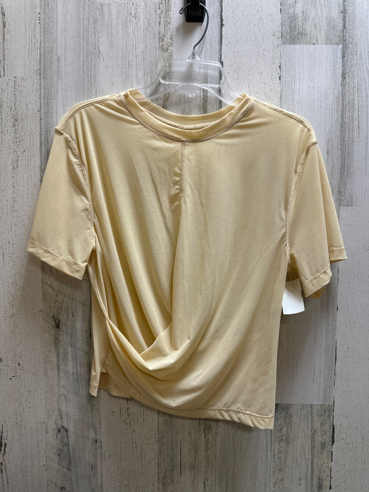 Beige Athletic Top Short Sleeve Lululemon, Size 4