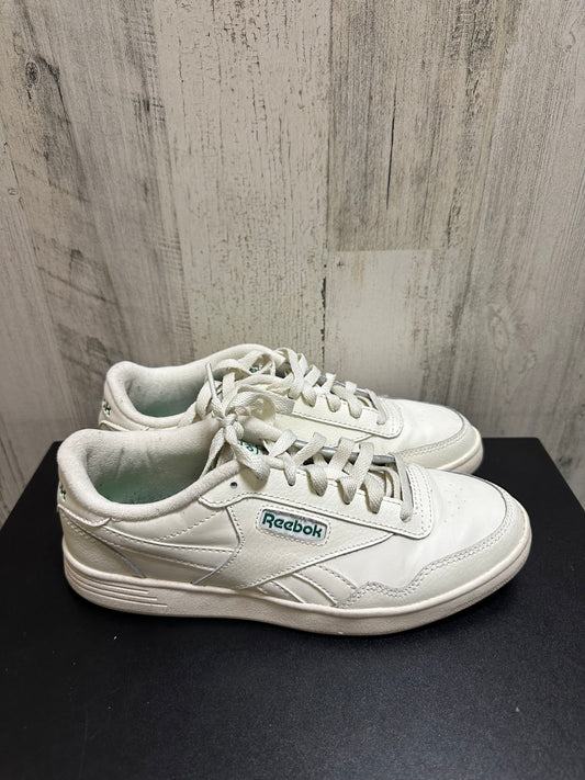 Cream Shoes Sneakers Reebok, Size 8