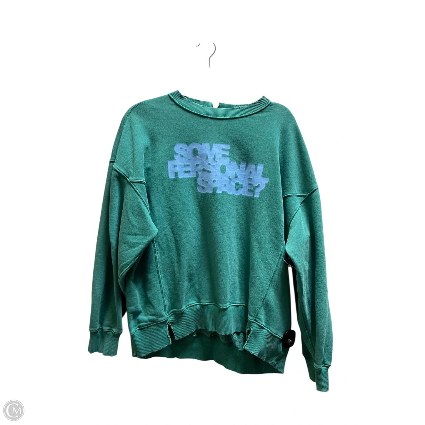 Sweatshirt Crewneck By Aerie In Green, Size: S