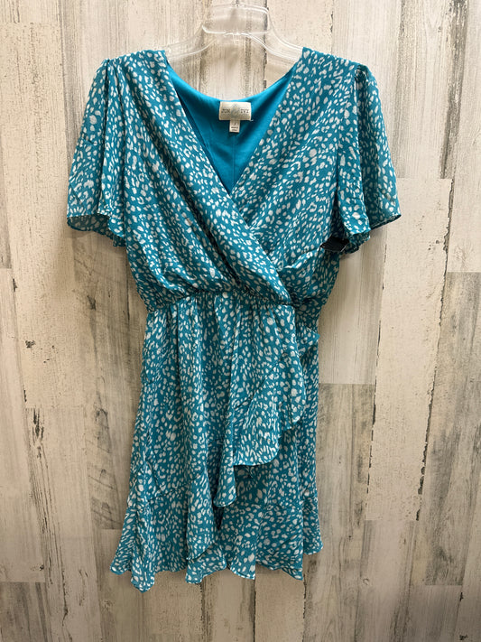 Blue Dress Casual Midi Clothes Mentor, Size S