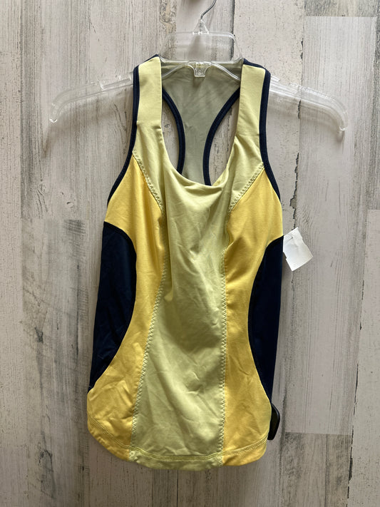 Yellow Top Sleeveless Lululemon, Size 6