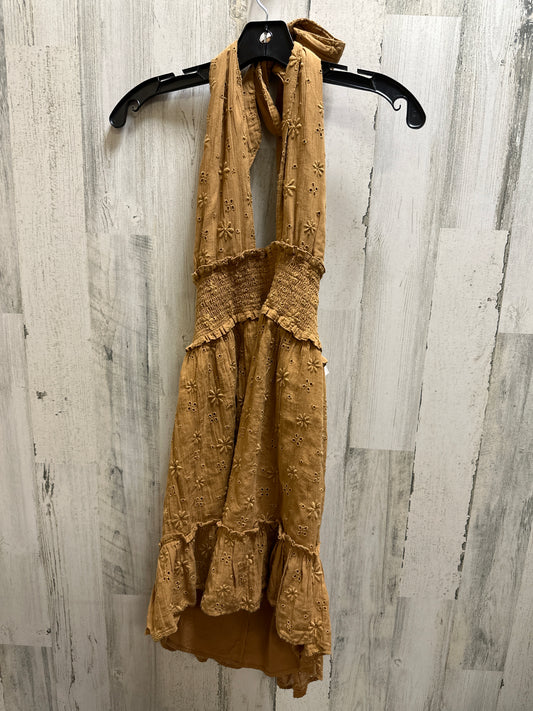 Brown Dress Casual Midi Aerie, Size M