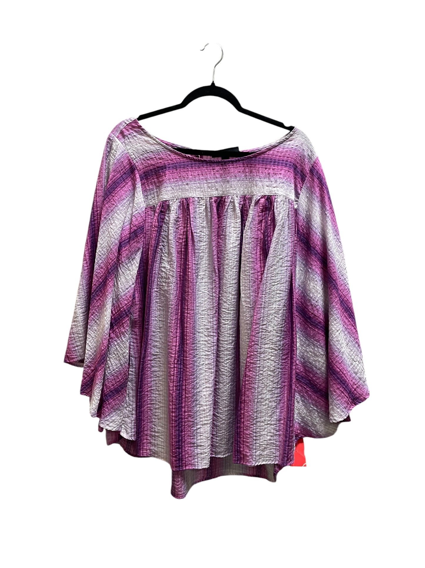 Top Long Sleeve By Lane Bryant In Purple, Size: 3x