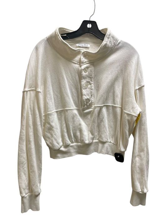 Top Long Sleeve By Clothes Mentor In Cream, Size: S