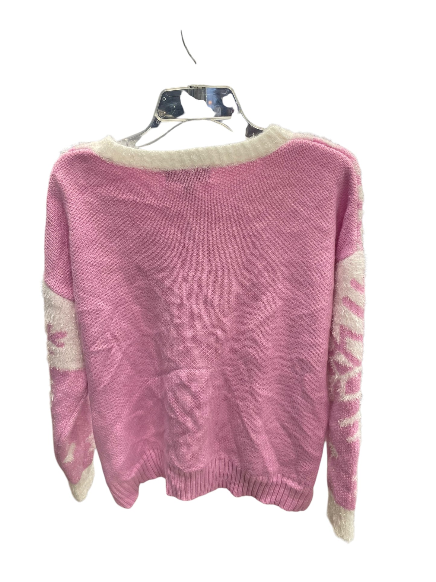 Sweater By Clothes Mentor In Pink, Size: M