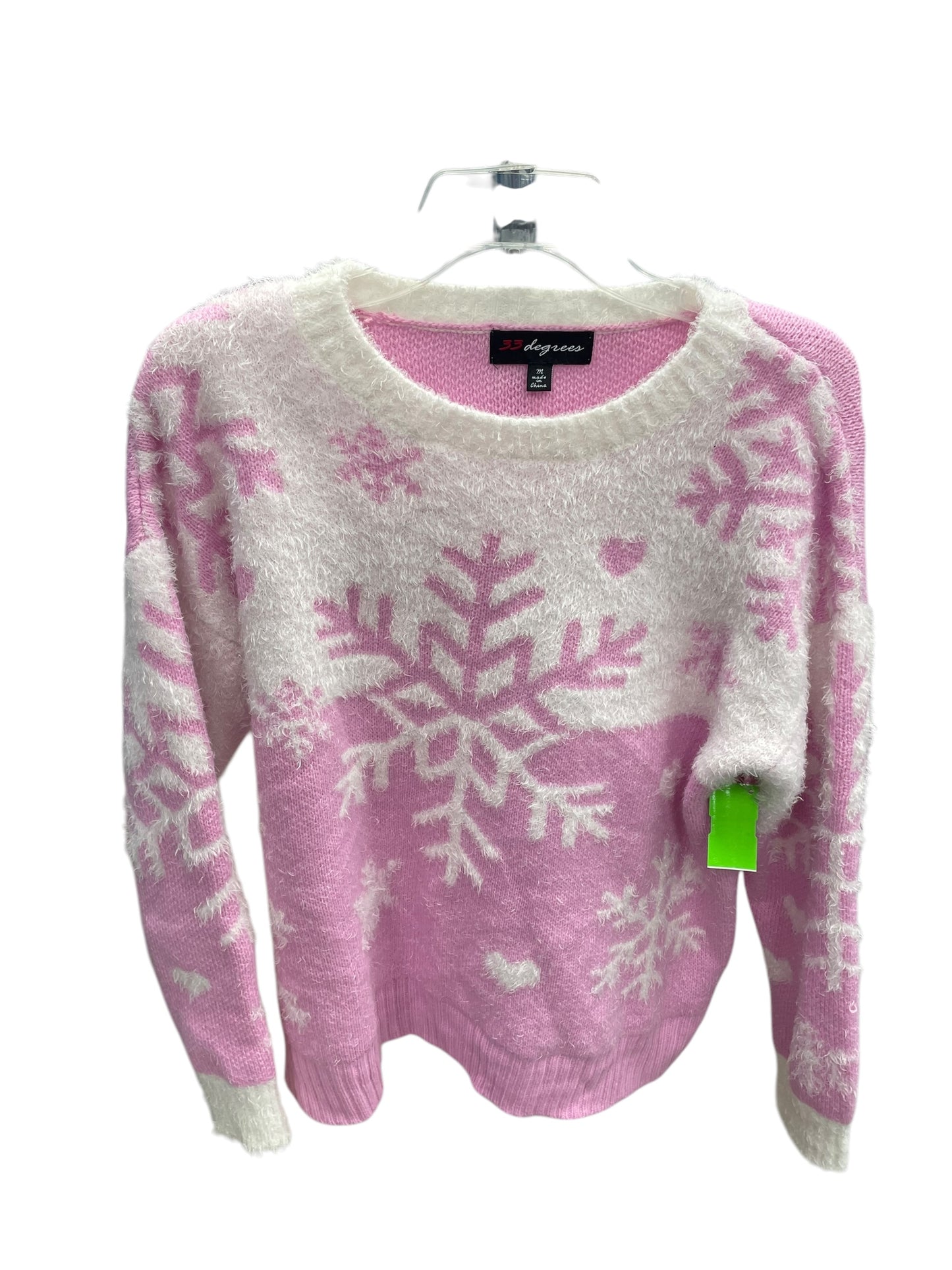 Sweater By Clothes Mentor In Pink, Size: M