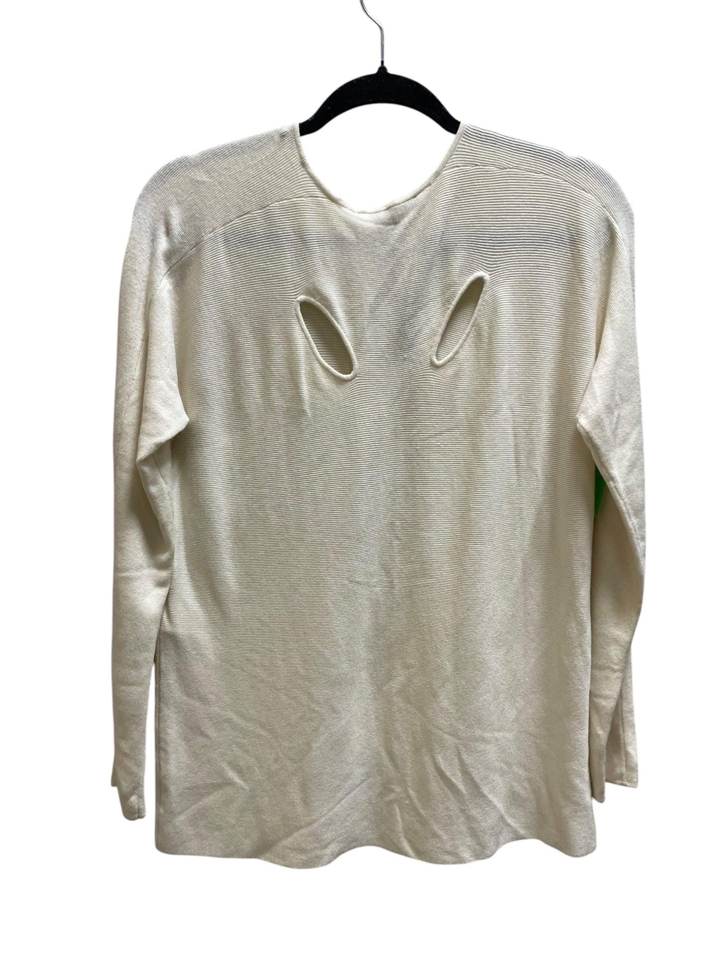 Sweater By Clothes Mentor In Cream, Size: Xs