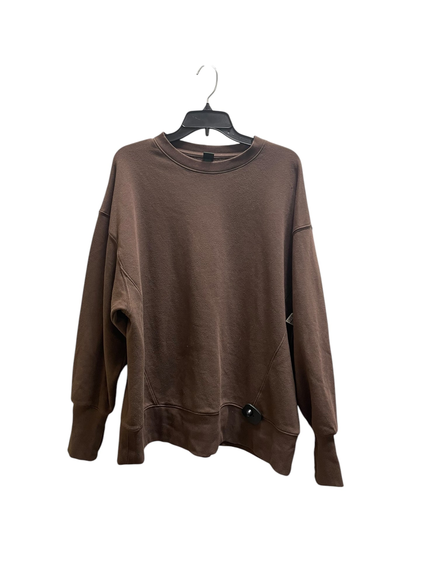 Sweatshirt Crewneck By Wild Fable In Brown, Size: M