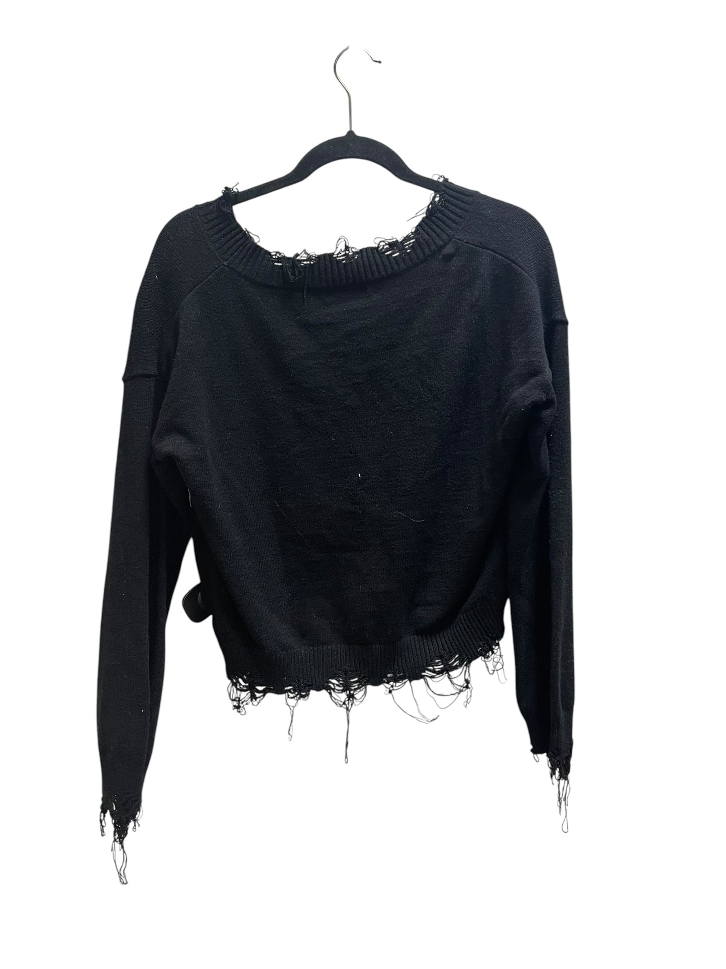 Sweater By Clothes Mentor In Black, Size: M