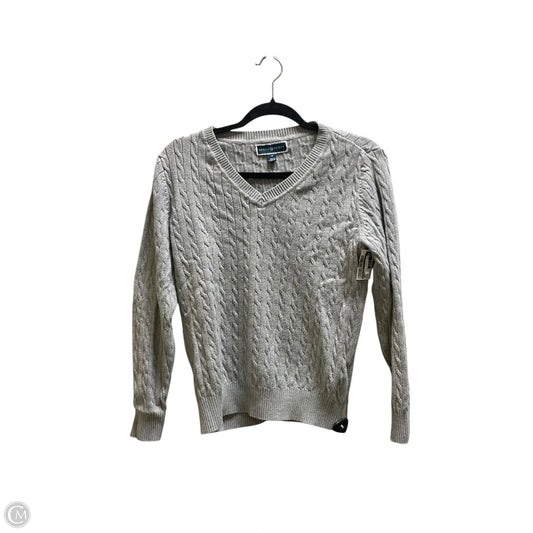 Sweater By Karen Scott In Grey, Size: M