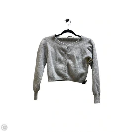 Cardigan By Brandy Melville In Grey, Size: Xs