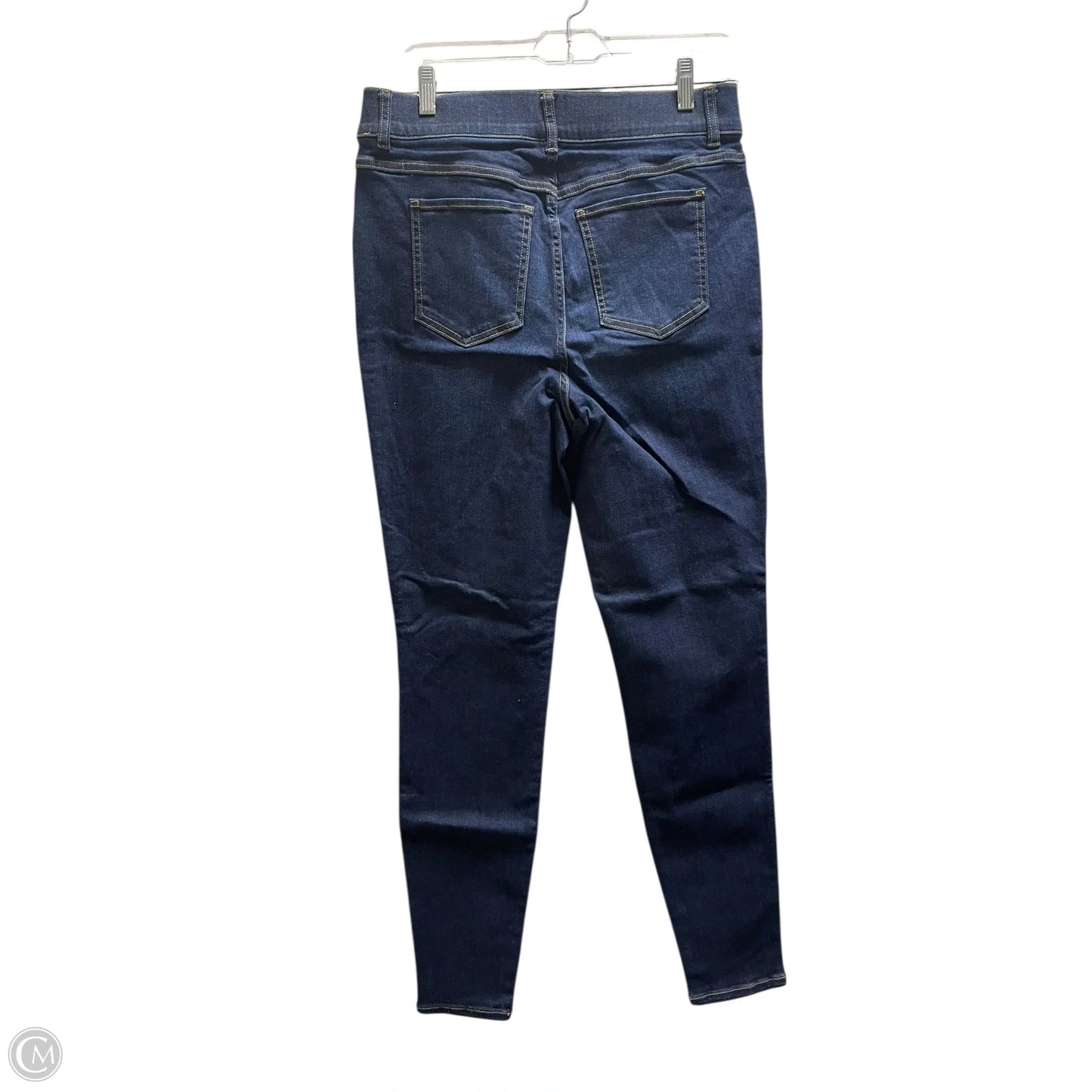 Jeans Straight By Spanx In Blue Denim, Size: L