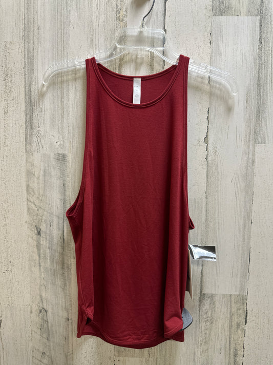 Red Athletic Tank Top Clothes Mentor, Size M