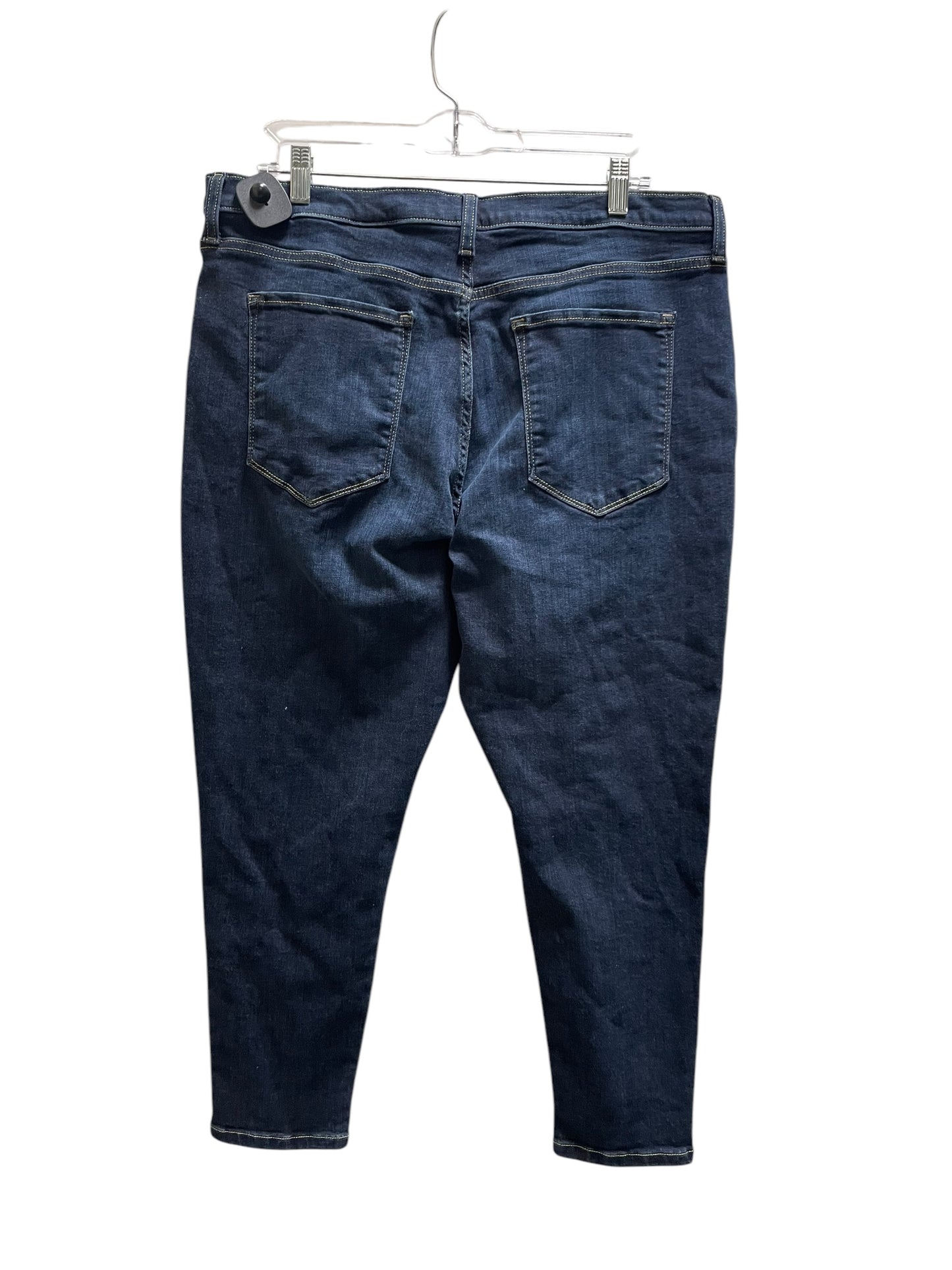 Jeans Straight By Banana Republic In Blue, Size: 16