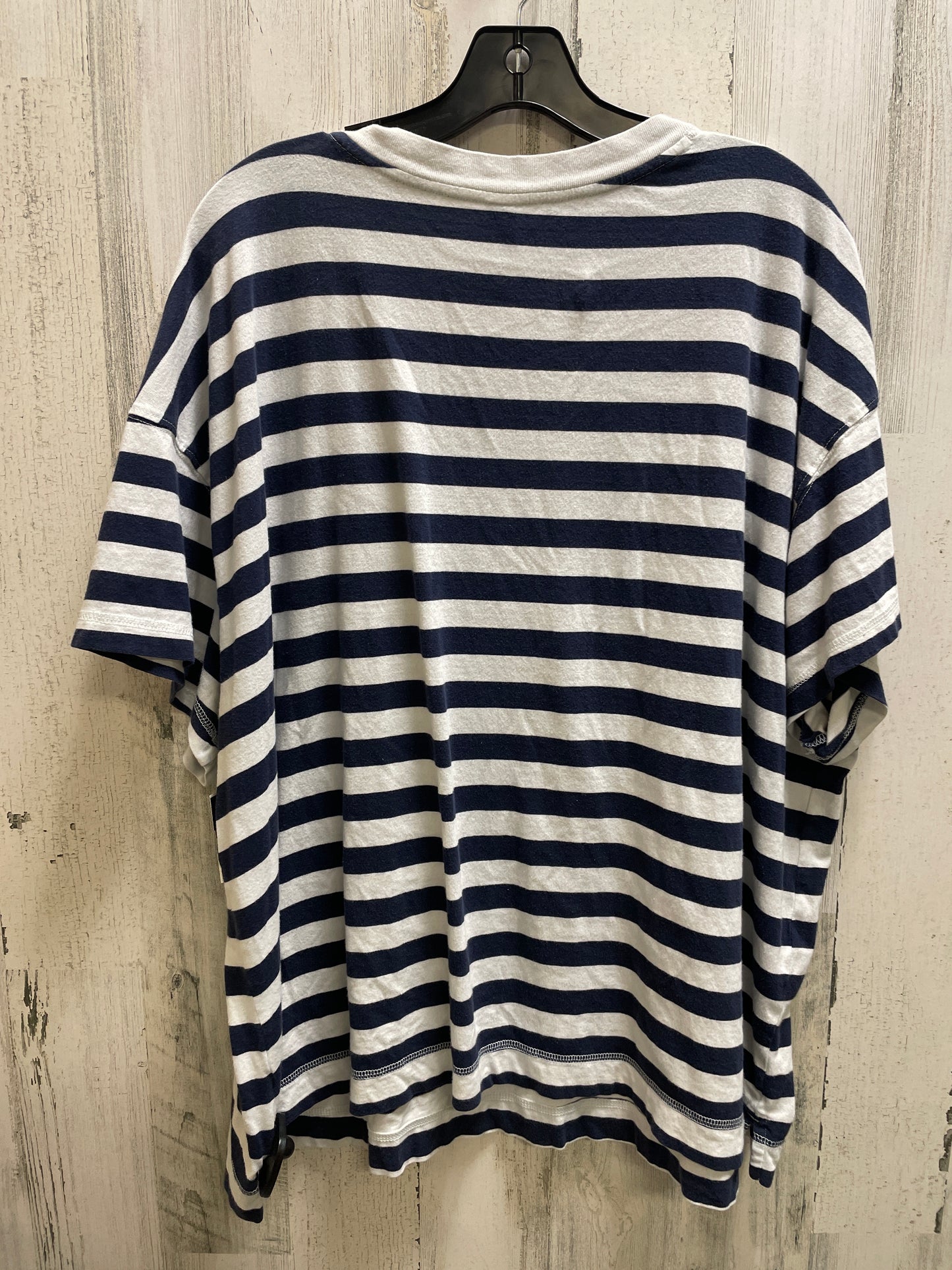 Top Short Sleeve Basic By Old Navy In Blue, Size: 3x